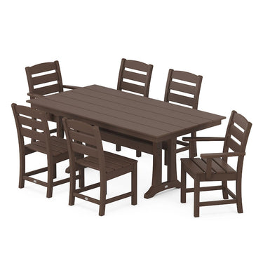 POLYWOOD Lakeside 7-Piece Dining Set - Mahogany